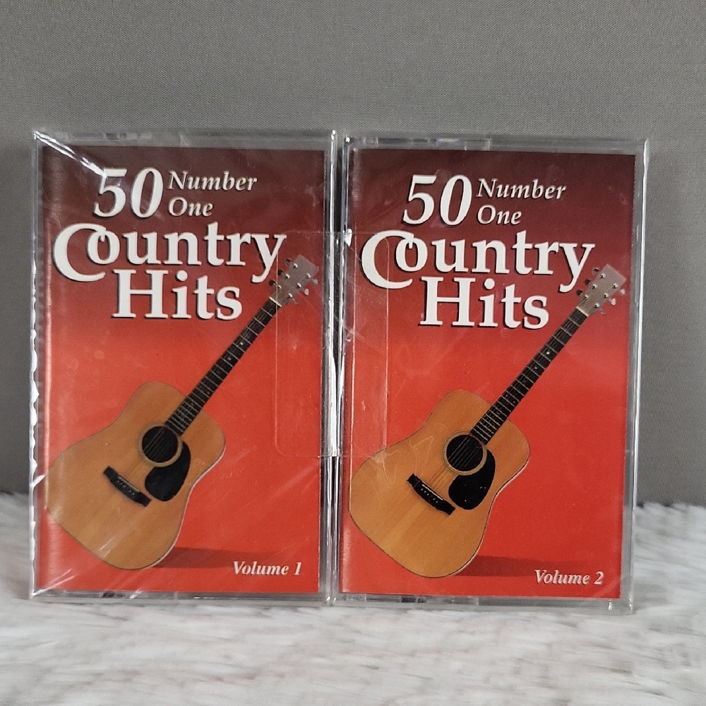 MCA Records, Inc. 50 Number One Country Hits Cassetts Vol. 1 & 2, 1996,NEW